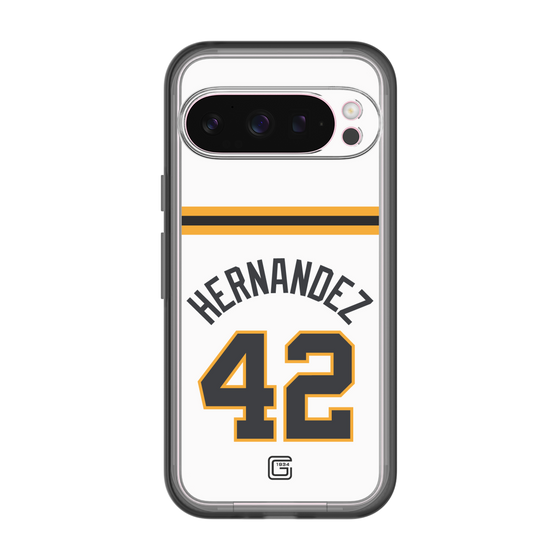 スリムプロテクションプレミアムケース［ 読売ジャイアンツ - #42 HERNANDEZ - ホーム ］