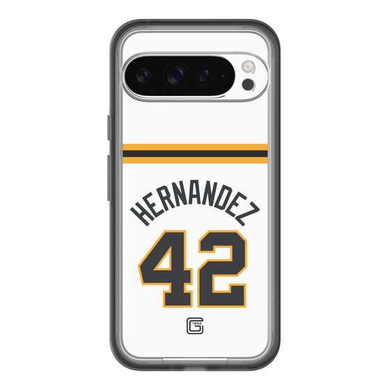 スリムプロテクションプレミアムケース［ 読売ジャイアンツ - #42 HERNANDEZ - ホーム ］