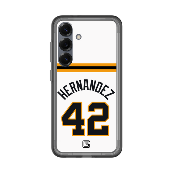 スリムプロテクションプレミアムケース［ 読売ジャイアンツ - #42 HERNANDEZ - ホーム ］