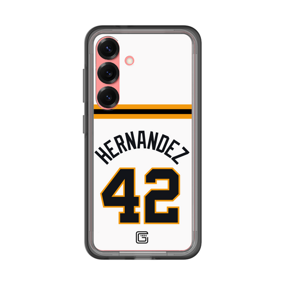 スリムプロテクションプレミアムケース［ 読売ジャイアンツ - #42 HERNANDEZ - ホーム ］