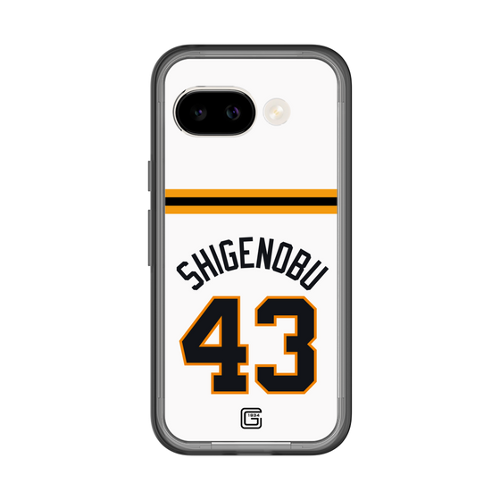 スリムプロテクションプレミアムケース［ 読売ジャイアンツ - #43 SHIGENOBU - ホーム ］