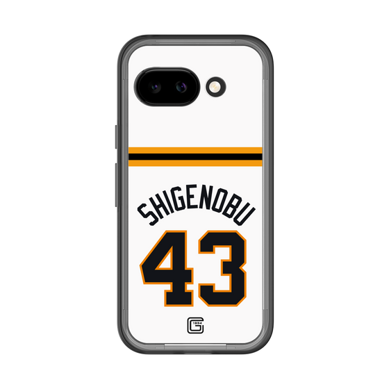 スリムプロテクションプレミアムケース［ 読売ジャイアンツ - #43 SHIGENOBU - ホーム ］