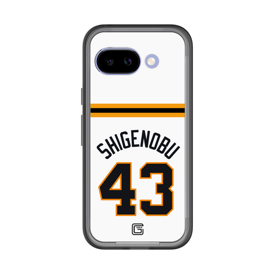 スリムプロテクションプレミアムケース［ 読売ジャイアンツ - #43 SHIGENOBU - ホーム ］