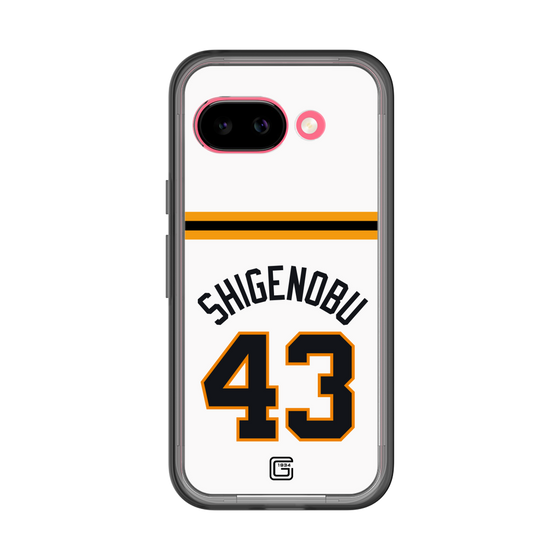 スリムプロテクションプレミアムケース［ 読売ジャイアンツ - #43 SHIGENOBU - ホーム ］