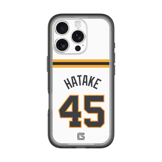 スリムプロテクションプレミアムケース［ 読売ジャイアンツ - #45 HATAKE - ホーム ］