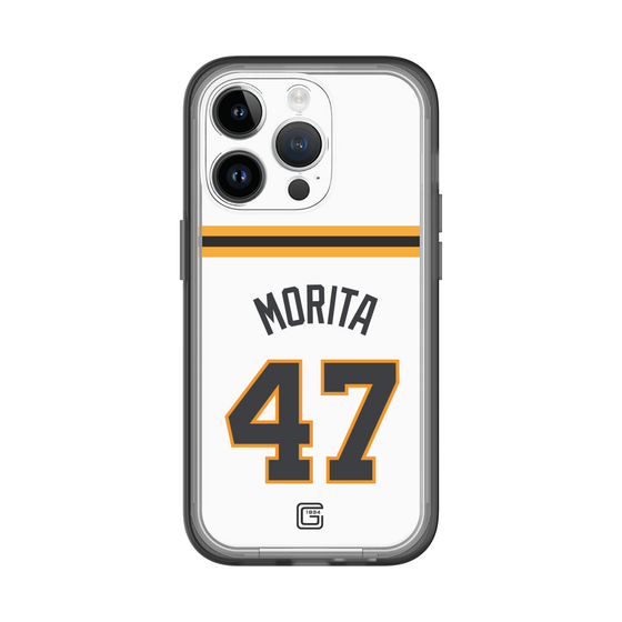 スリムプロテクションプレミアムケース［ 読売ジャイアンツ - #47 MORITA - ホーム ］
