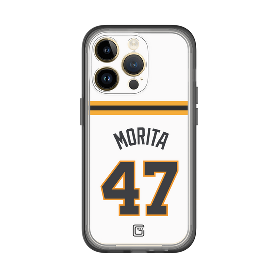 スリムプロテクションプレミアムケース［ 読売ジャイアンツ - #47 MORITA - ホーム ］