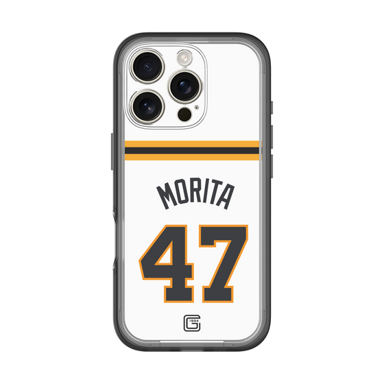 スリムプロテクションプレミアムケース［ 読売ジャイアンツ - #47 MORITA - ホーム ］