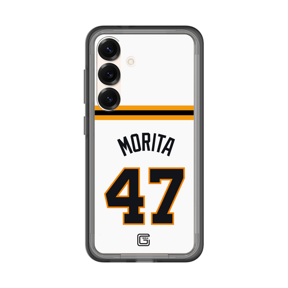 スリムプロテクションプレミアムケース［ 読売ジャイアンツ - #47 MORITA - ホーム ］