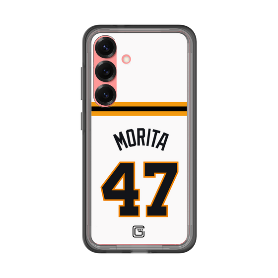 スリムプロテクションプレミアムケース［ 読売ジャイアンツ - #47 MORITA - ホーム ］