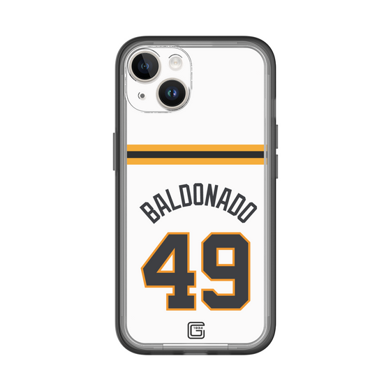 スリムプロテクションプレミアムケース［ 読売ジャイアンツ - #49 BALDONADO - ホーム ］