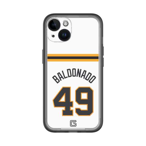 スリムプロテクションプレミアムケース［ 読売ジャイアンツ - #49 BALDONADO - ホーム ］