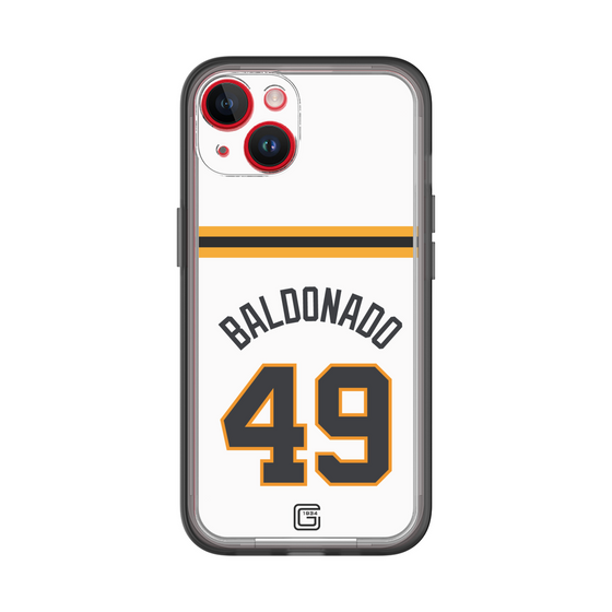 スリムプロテクションプレミアムケース［ 読売ジャイアンツ - #49 BALDONADO - ホーム ］