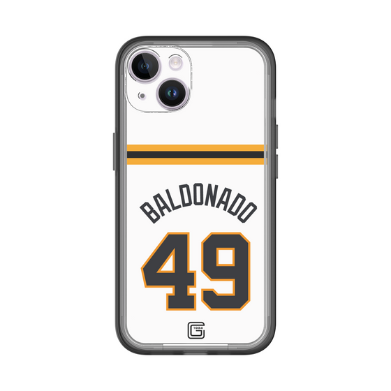 スリムプロテクションプレミアムケース［ 読売ジャイアンツ - #49 BALDONADO - ホーム ］