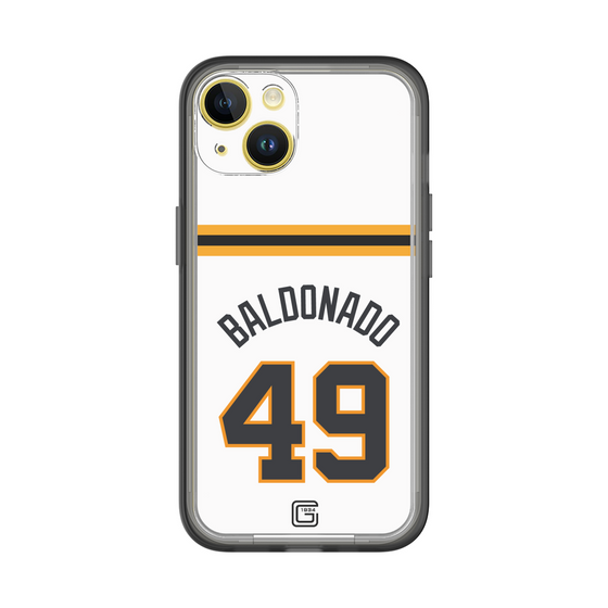 スリムプロテクションプレミアムケース［ 読売ジャイアンツ - #49 BALDONADO - ホーム ］