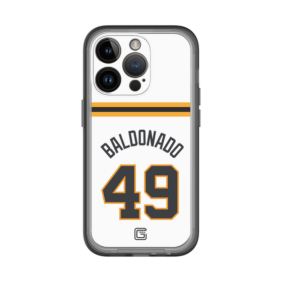 スリムプロテクションプレミアムケース［ 読売ジャイアンツ - #49 BALDONADO - ホーム ］