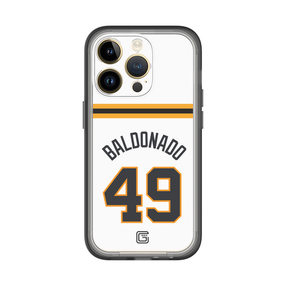 スリムプロテクションプレミアムケース［ 読売ジャイアンツ - #49 BALDONADO - ホーム ］