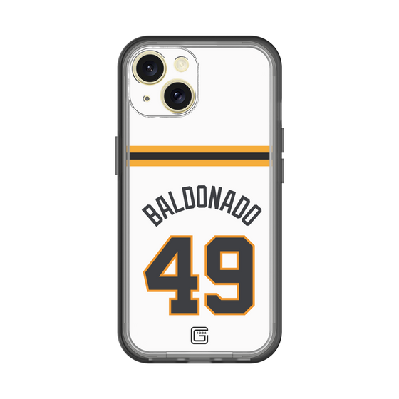 スリムプロテクションプレミアムケース［ 読売ジャイアンツ - #49 BALDONADO - ホーム ］