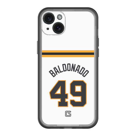 スリムプロテクションプレミアムケース［ 読売ジャイアンツ - #49 BALDONADO - ホーム ］