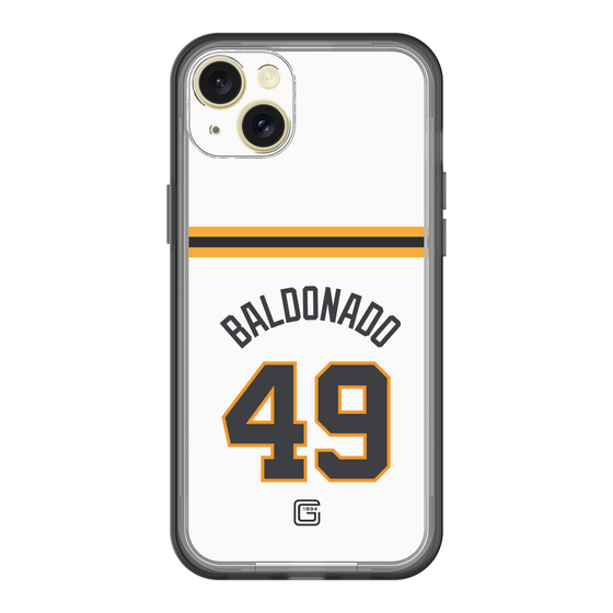 スリムプロテクションプレミアムケース［ 読売ジャイアンツ - #49 BALDONADO - ホーム ］