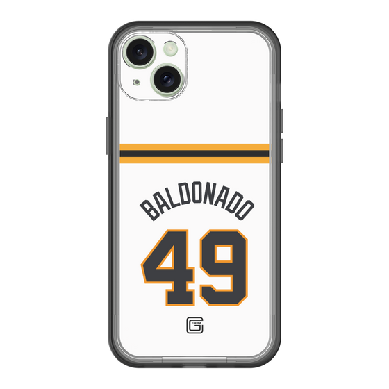スリムプロテクションプレミアムケース［ 読売ジャイアンツ - #49 BALDONADO - ホーム ］