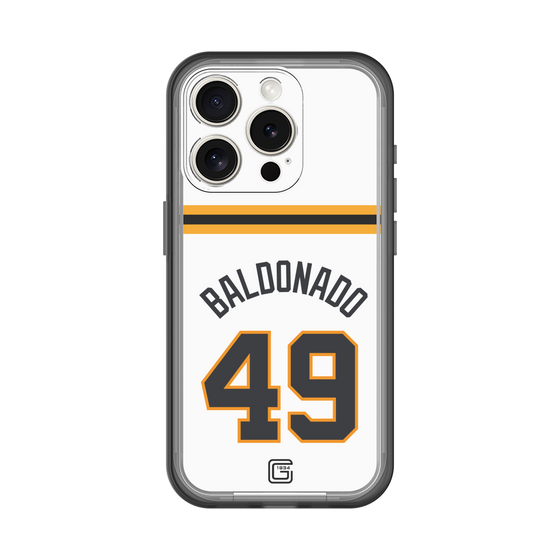 スリムプロテクションプレミアムケース［ 読売ジャイアンツ - #49 BALDONADO - ホーム ］