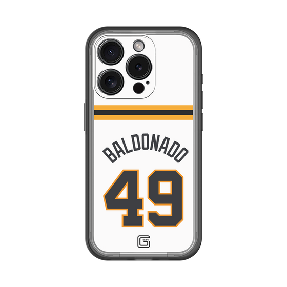 スリムプロテクションプレミアムケース［ 読売ジャイアンツ - #49 BALDONADO - ホーム ］