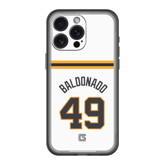 スリムプロテクションプレミアムケース［ 読売ジャイアンツ - #49 BALDONADO - ホーム ］
