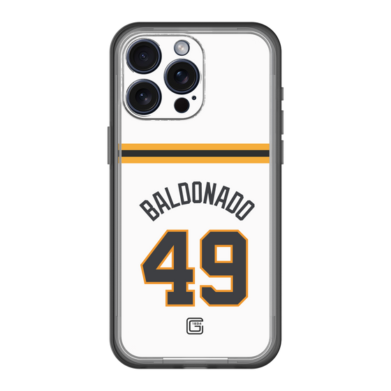 スリムプロテクションプレミアムケース［ 読売ジャイアンツ - #49 BALDONADO - ホーム ］