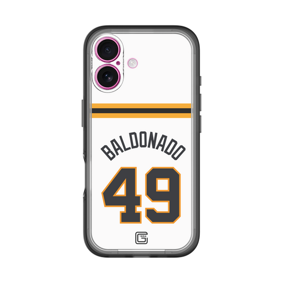 スリムプロテクションプレミアムケース［ 読売ジャイアンツ - #49 BALDONADO - ホーム ］