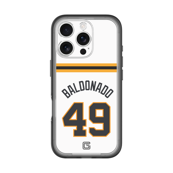 スリムプロテクションプレミアムケース［ 読売ジャイアンツ - #49 BALDONADO - ホーム ］