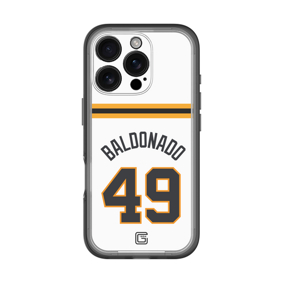 スリムプロテクションプレミアムケース［ 読売ジャイアンツ - #49 BALDONADO - ホーム ］