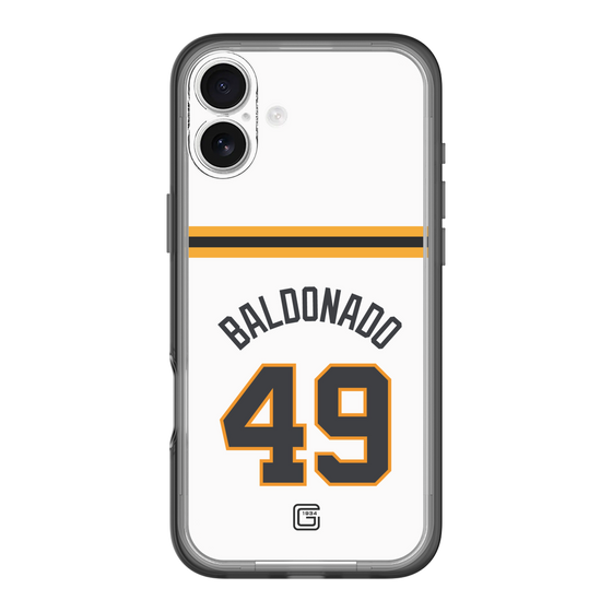 スリムプロテクションプレミアムケース［ 読売ジャイアンツ - #49 BALDONADO - ホーム ］