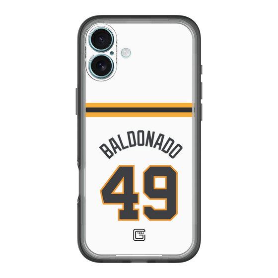 スリムプロテクションプレミアムケース［ 読売ジャイアンツ - #49 BALDONADO - ホーム ］