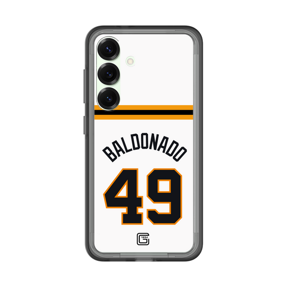スリムプロテクションプレミアムケース［ 読売ジャイアンツ - #49 BALDONADO - ホーム ］