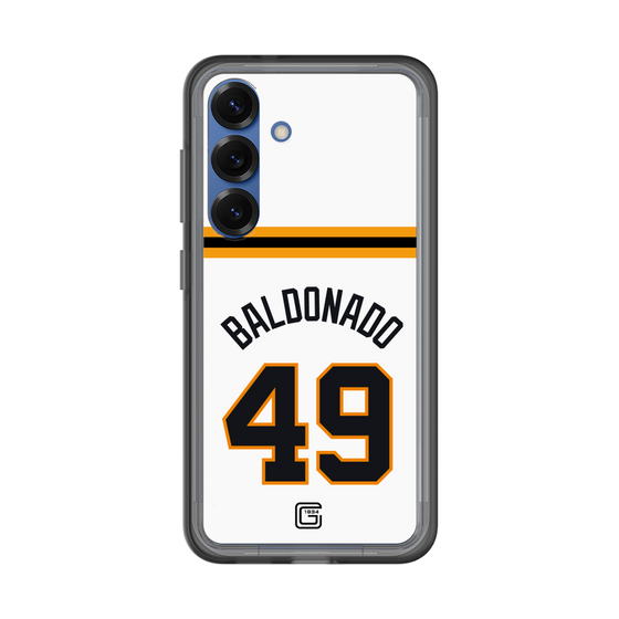 スリムプロテクションプレミアムケース［ 読売ジャイアンツ - #49 BALDONADO - ホーム ］