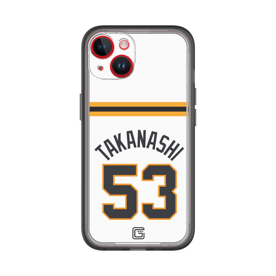 スリムプロテクションプレミアムケース［ 読売ジャイアンツ - #53 TAKANASHI - ホーム ］