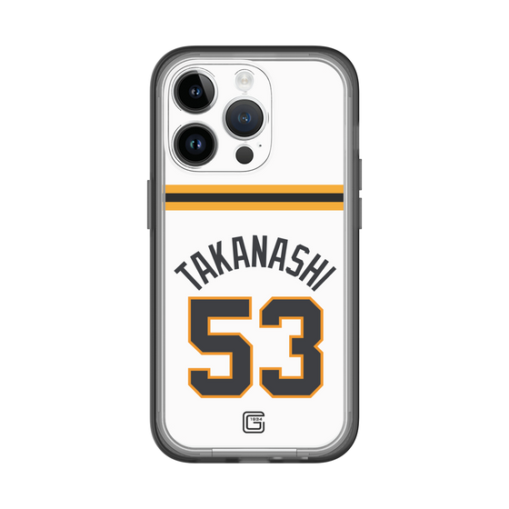 スリムプロテクションプレミアムケース［ 読売ジャイアンツ - #53 TAKANASHI - ホーム ］