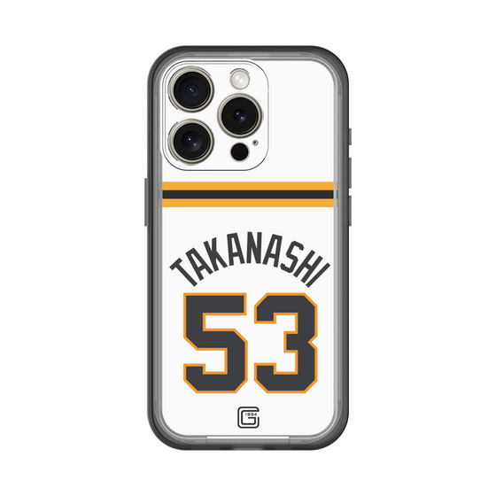 スリムプロテクションプレミアムケース［ 読売ジャイアンツ - #53 TAKANASHI - ホーム ］