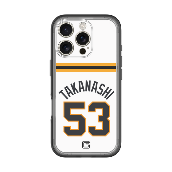 スリムプロテクションプレミアムケース［ 読売ジャイアンツ - #53 TAKANASHI - ホーム ］