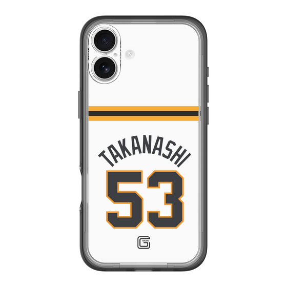 スリムプロテクションプレミアムケース［ 読売ジャイアンツ - #53 TAKANASHI - ホーム ］