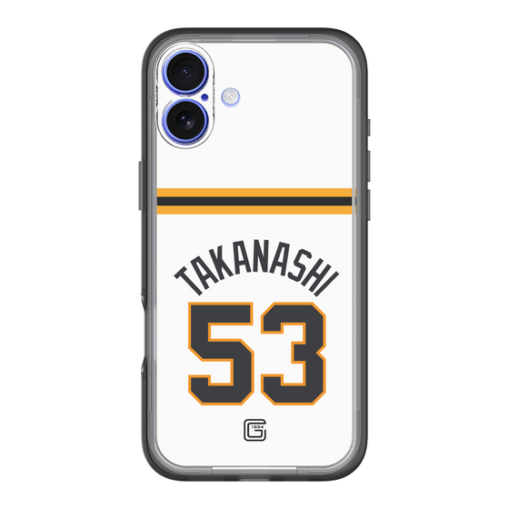 スリムプロテクションプレミアムケース［ 読売ジャイアンツ - #53 TAKANASHI - ホーム ］