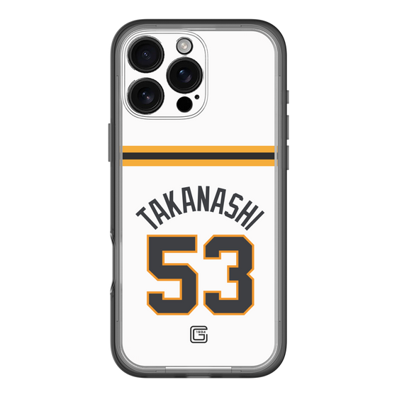 スリムプロテクションプレミアムケース［ 読売ジャイアンツ - #53 TAKANASHI - ホーム ］