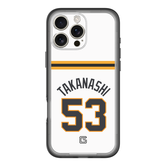 スリムプロテクションプレミアムケース［ 読売ジャイアンツ - #53 TAKANASHI - ホーム ］