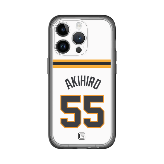 スリムプロテクションプレミアムケース［ 読売ジャイアンツ - #55 AKIHIRO - ホーム ］