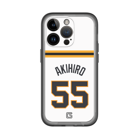 スリムプロテクションプレミアムケース［ 読売ジャイアンツ - #55 AKIHIRO - ホーム ］