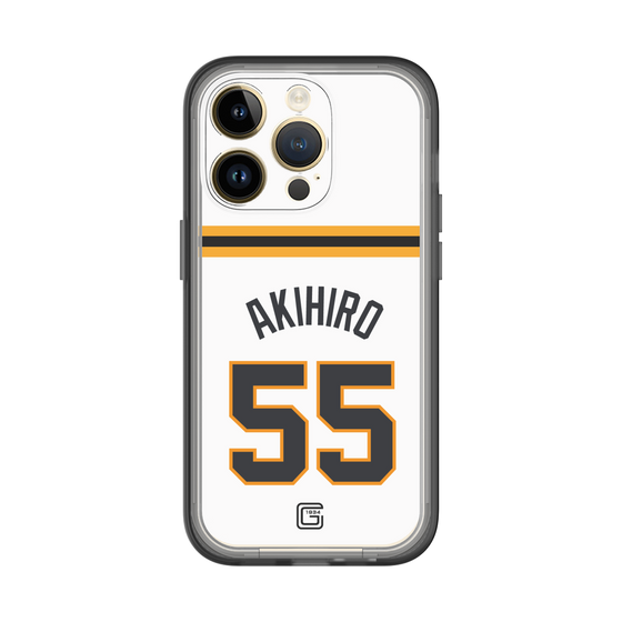 スリムプロテクションプレミアムケース［ 読売ジャイアンツ - #55 AKIHIRO - ホーム ］