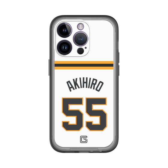 スリムプロテクションプレミアムケース［ 読売ジャイアンツ - #55 AKIHIRO - ホーム ］