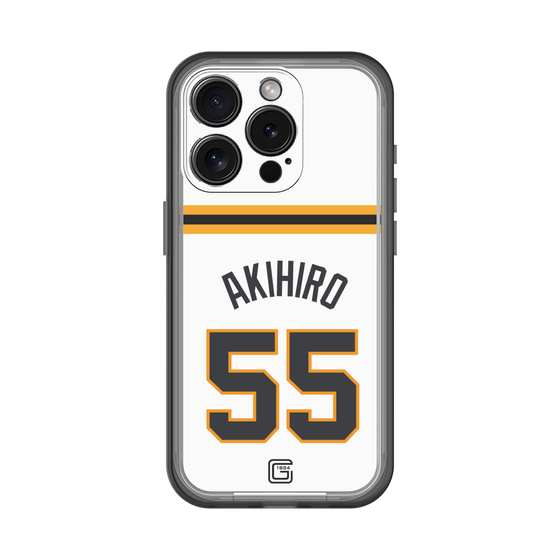 スリムプロテクションプレミアムケース［ 読売ジャイアンツ - #55 AKIHIRO - ホーム ］