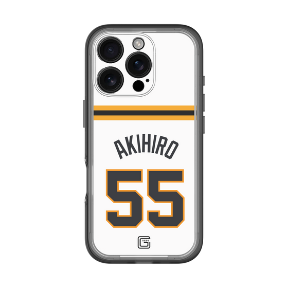 スリムプロテクションプレミアムケース［ 読売ジャイアンツ - #55 AKIHIRO - ホーム ］